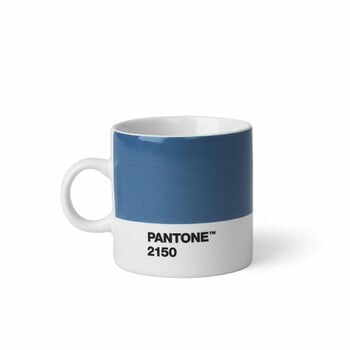 Cană Pantone 2150 Espresso, 120 ml, albastru