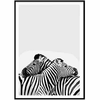Tablou Piacenza Art Two Zebra, 30 x 20 cm