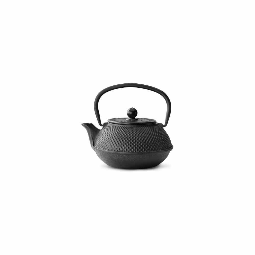 Ceainic din fontă cu infuzor Bredemeijer Jang, 800 ml, negru