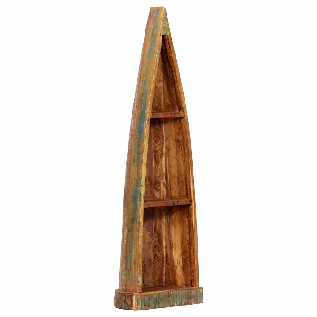 vidaXL Dulap de lemn tip barcă, 40 x 30 x 130 cm, lemn masiv reciclat