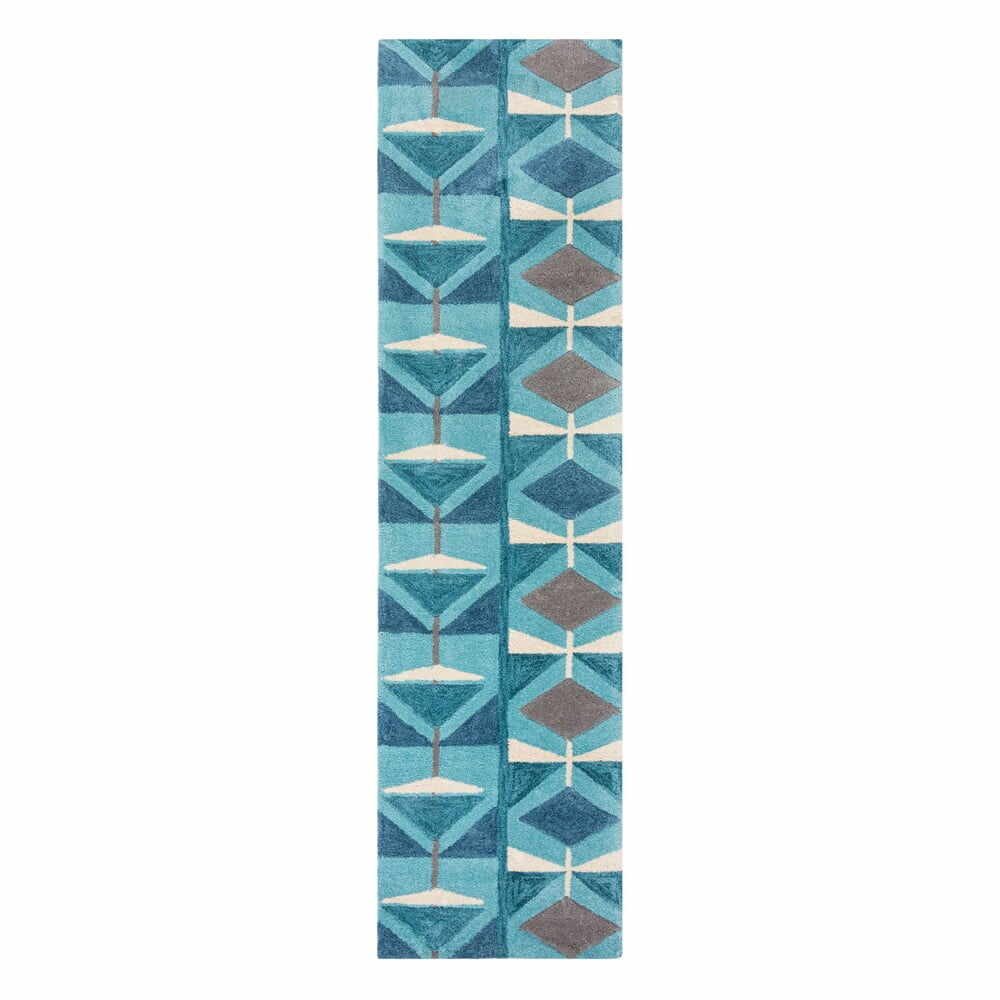 Traversă Flair Rugs Kodiac, 60x230 cm, albastru