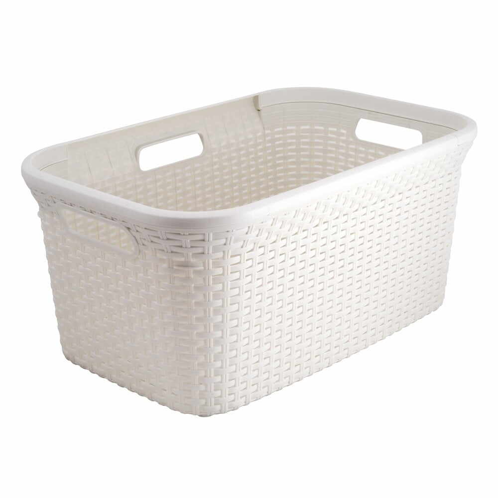 Coș de rufe CURVER Style Basket, 45 l, alb