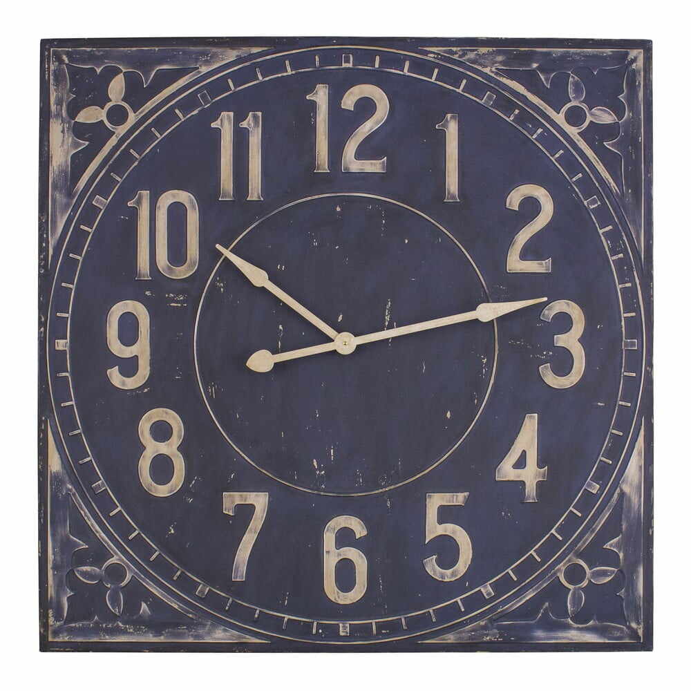Ceas de perete Antic Line Industrielle 99 x 99 cm, albastru