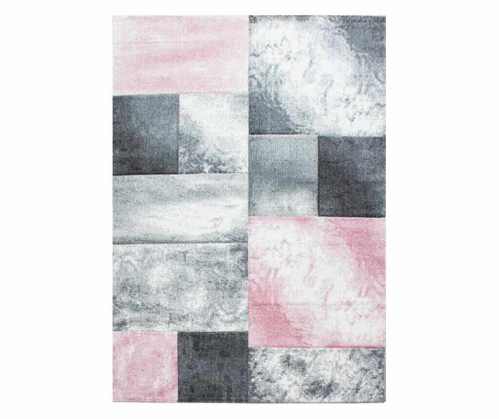 Covor Ayyildiz Carpet, Hawaii Pink, 80x300 cm, polipropilena frise - Ayyildiz Carpet, Roz