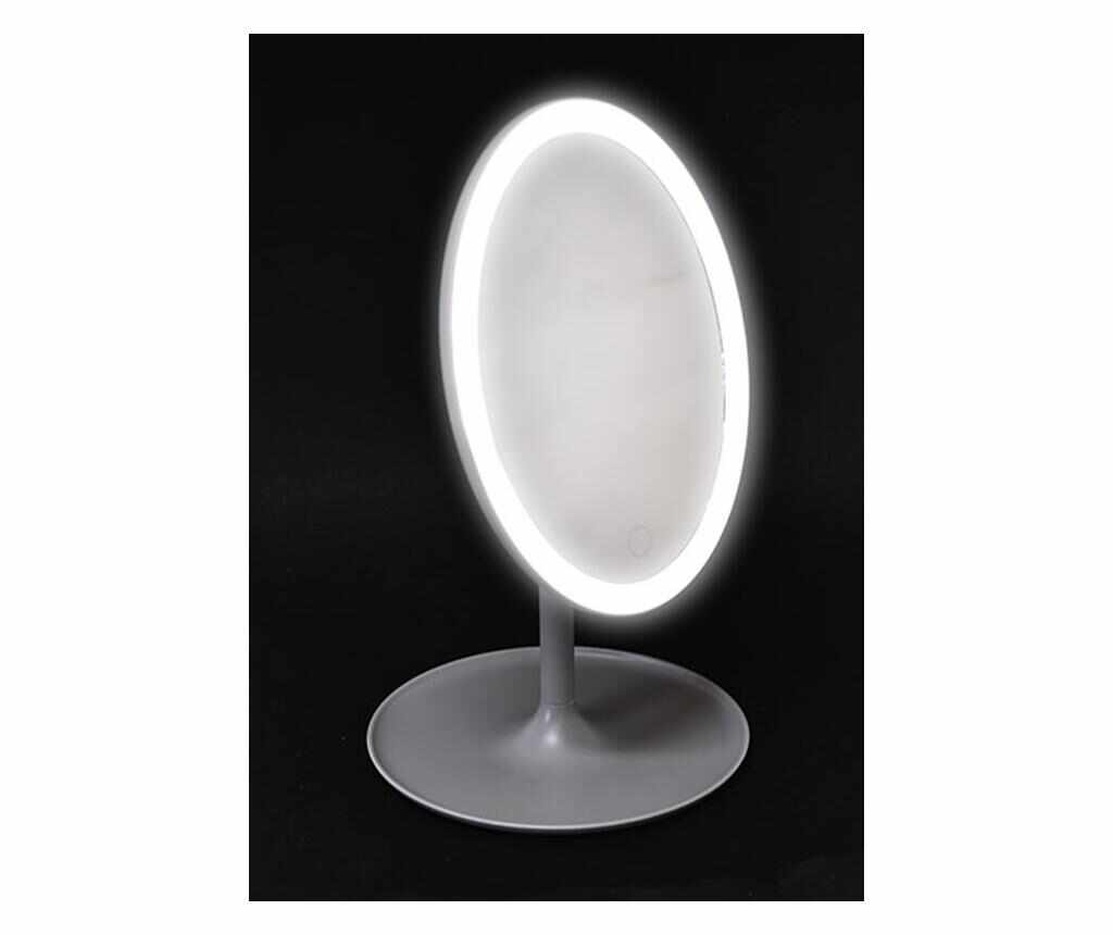 Oglinda cu LED Tendance, sticla - Tendance, Gri & Argintiu