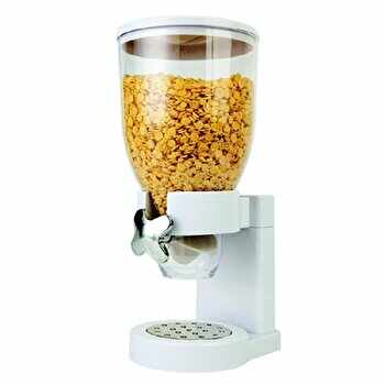 Dispenser pentru cereale Vanora VN-XF-005, alb