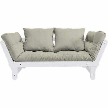 Canapea extensibilă Karup Design Beat White, bej - gri