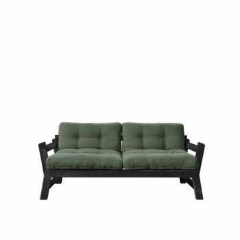 Canapea extensibilă Karup Design Step Black, verde