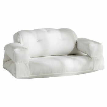 Canapea extensibilă potrivită pentru exterior Karup Design Design OUT™ Hippo White, alb