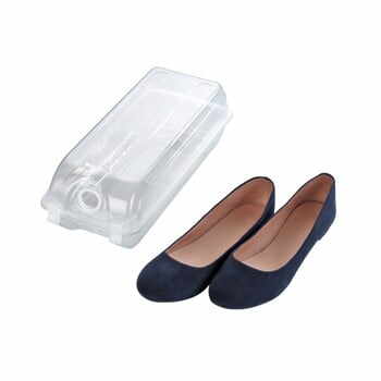 Cutie transparentă pentru depozitarea pantofilor Wenko Smart, lățime 14 cm