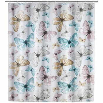 Perdea duș Wenko Butterfly, 180 x 200 cm