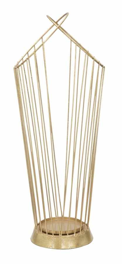 Suport metalic pentru umbrele Glam Stick Auriu, l26,5xA23xH68,5 cm
