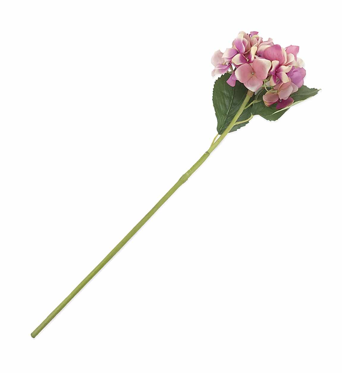 Fir floare artificiala Grace Hortensia Roz / Crem, H76 cm