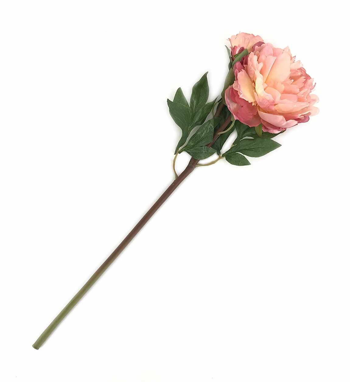 Fir floare artificiala Grace Peony Roz, H55 cm