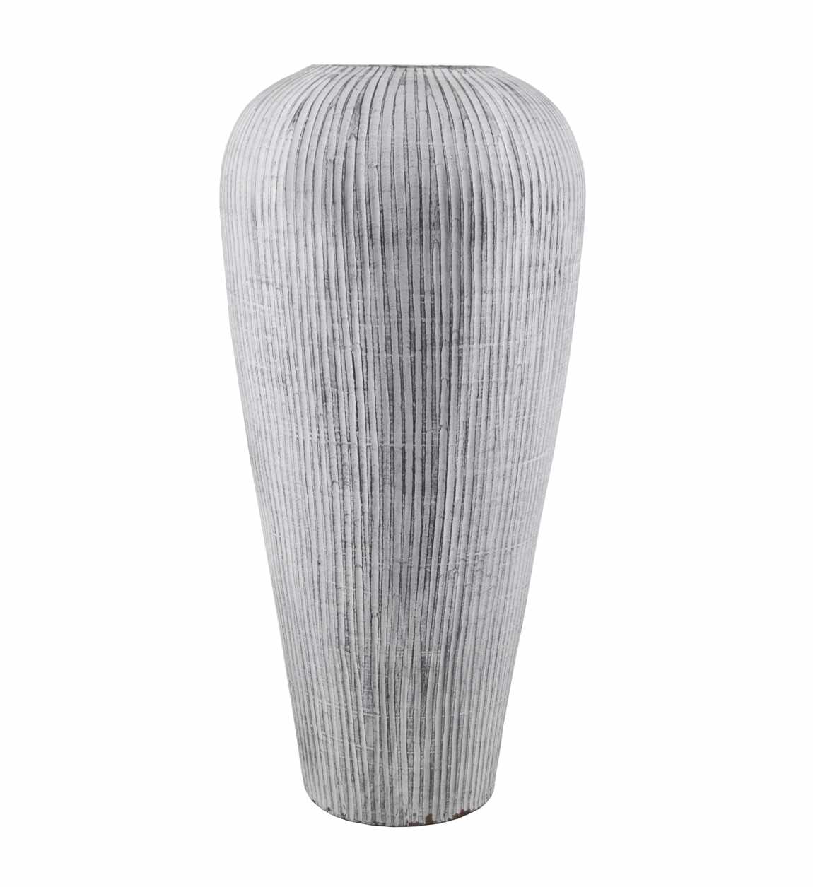  Vaza decorativa din ceramica, Vertical High Gri, Ø40xH80 cm la pret 1173 lei 