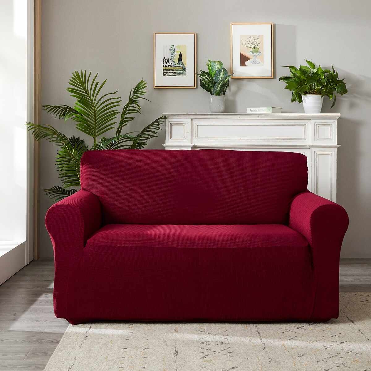 Husă canapea multielastică impermeabilă 4Home Magic clean roșu, 145 -185 cm