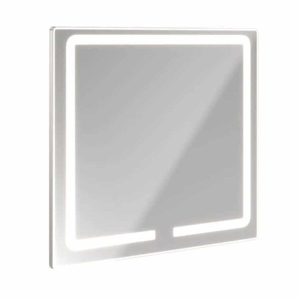 Oglinda cu iluminare LED Massi Marama 70x70 cm crom