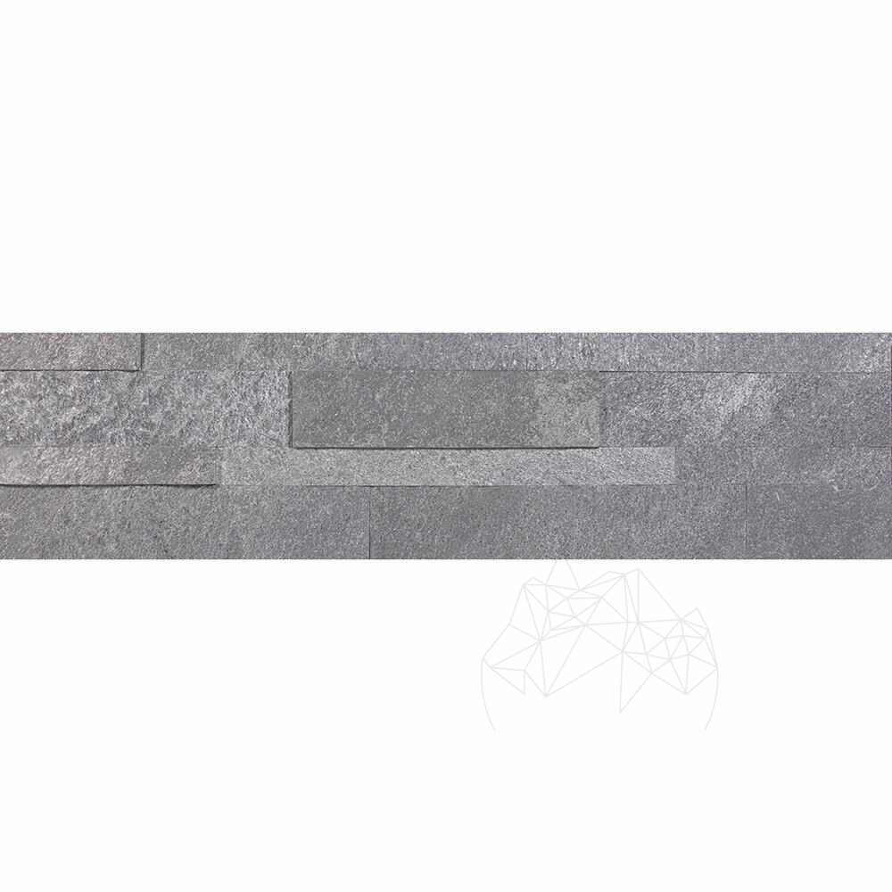 Panel 3D Quartit Flexibil SKIN - Black Star 60 x 15 cm (cu 3M pe spate)