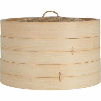 Coș bambus pentru gătit la abur Premier Housewares, ⌀ 25 cm