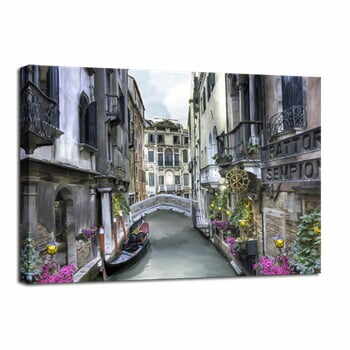 Tablou Styler Canvas Watercolor Venice, 75 x 100 cm