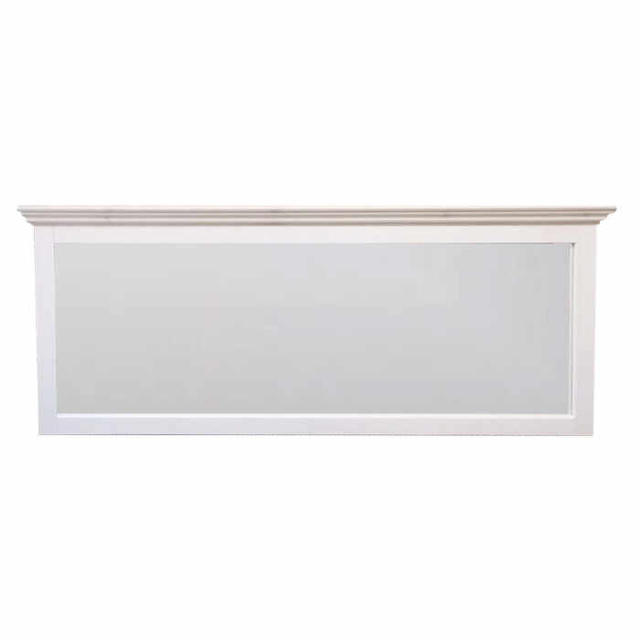 Oglinda Home Affaire, lemn masiv, alb, 180 x 62 cm