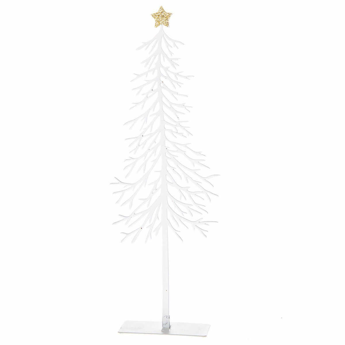 Decorațiune metalică de Crăciun Tree with star8 x 25 x 3,5 cm