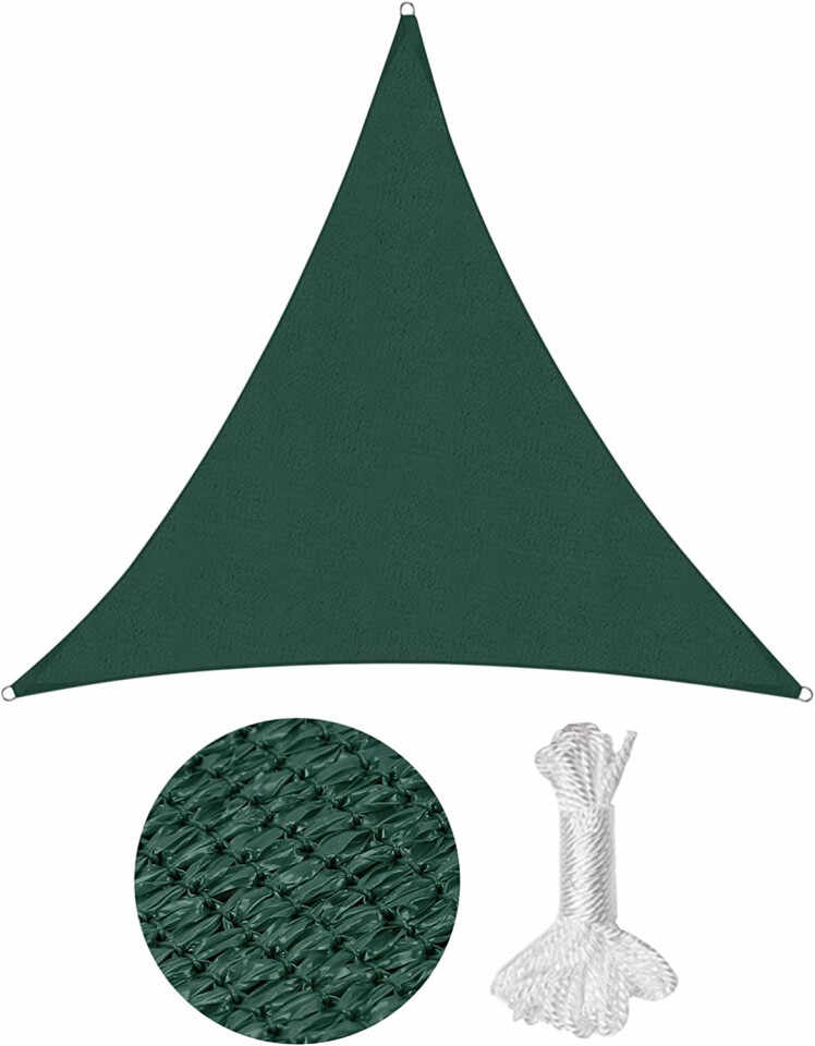 Parasolar Sekey, verde, 3 × 3 × 3m
