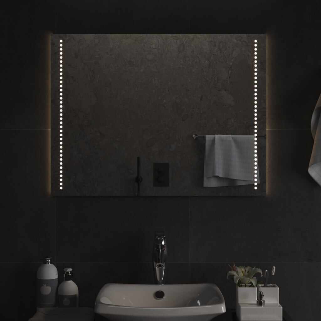 vidaXL Oglindă de baie cu LED, 60x80 cm