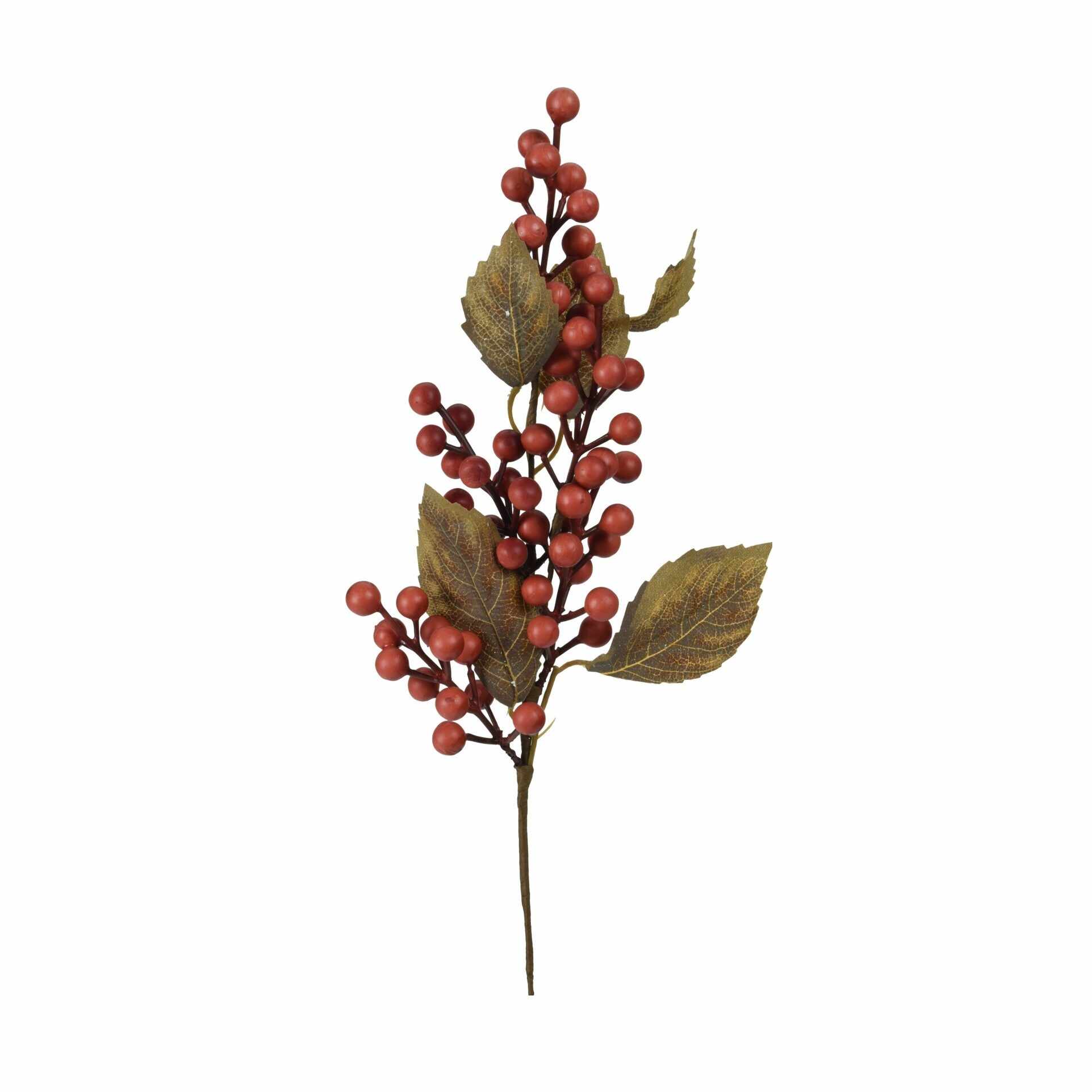 Ramura decorativa Red Berries 49 cm