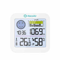 Aparat monitorizare nivel CO2 AlecoAir M14 Control, Display digital, Digrama de confort, Schimbarea modului de afisare