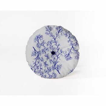 Pernă decorativă rotundă Velvet Atelier Sea, ⌀ 45 cm