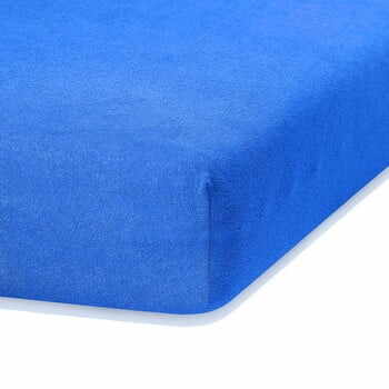 Cearceaf elastic AmeliaHome Ruby, 200 x 120-140 cm, albastru