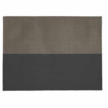 Suport pentru farfurie Tiseco Home Studio Stripe, 33 x 45 cm, bej - negru
