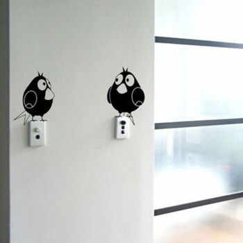 Autocolant decorativ pentru perete Two Birds