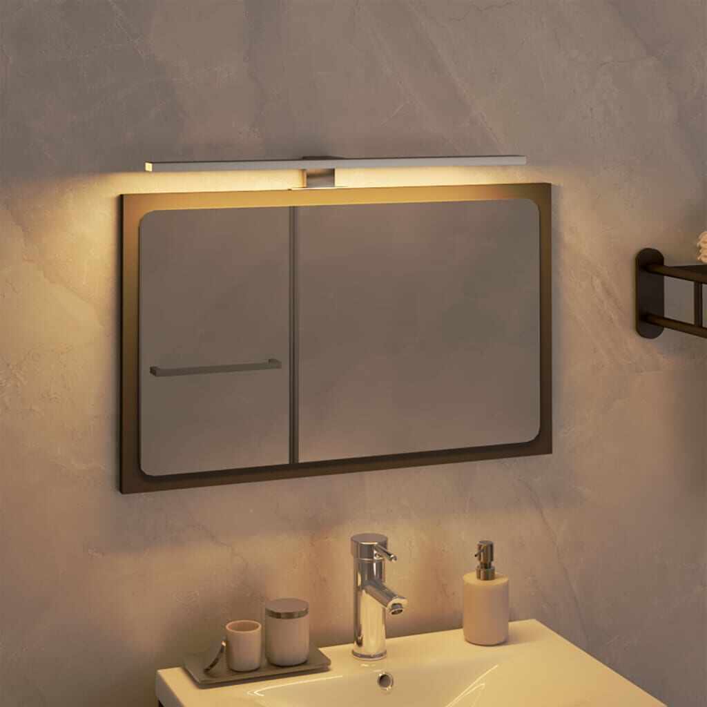 vidaXL Lampă cu LED pentru oglindă, 7,5 W, alb cald, 50 cm, 3000 K