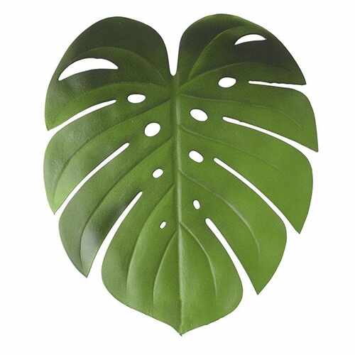 Napron Tropical in forma de frunza verde 46x38 cm