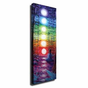 Tablou pe pânză Lights, 30 x 80 cm