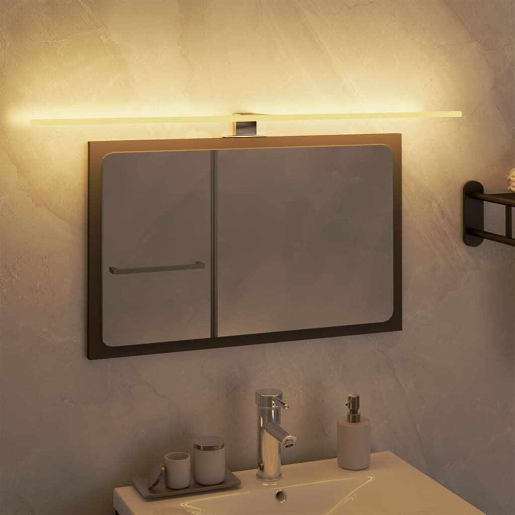 vidaXL Lampă cu LED pentru oglindă, 7,5 W, alb cald, 80 cm, 3000 K