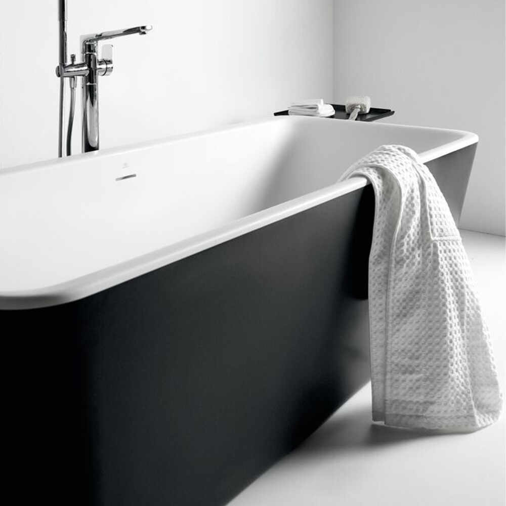 Cada freestanding Ideal Standard Atelier Tonic II 180x80 cm alb - negru mat