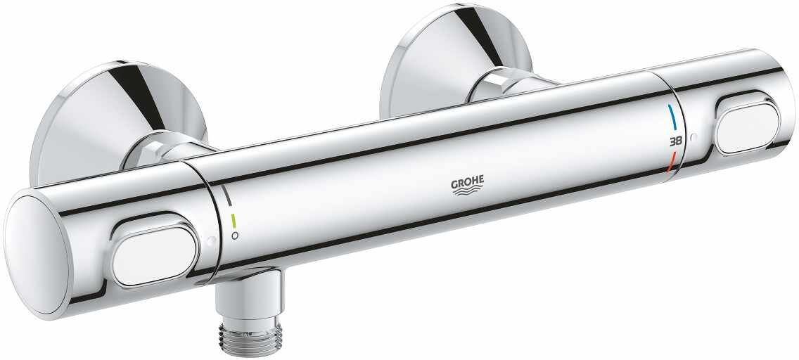 Baterie dus termostatata Grohe Grohtherm 500 crom