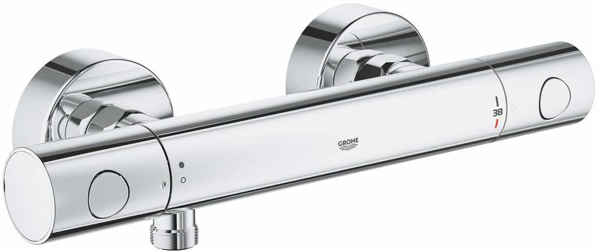 Baterie dus termostatata Grohe Grohtherm 800 Cosmopolitan crom