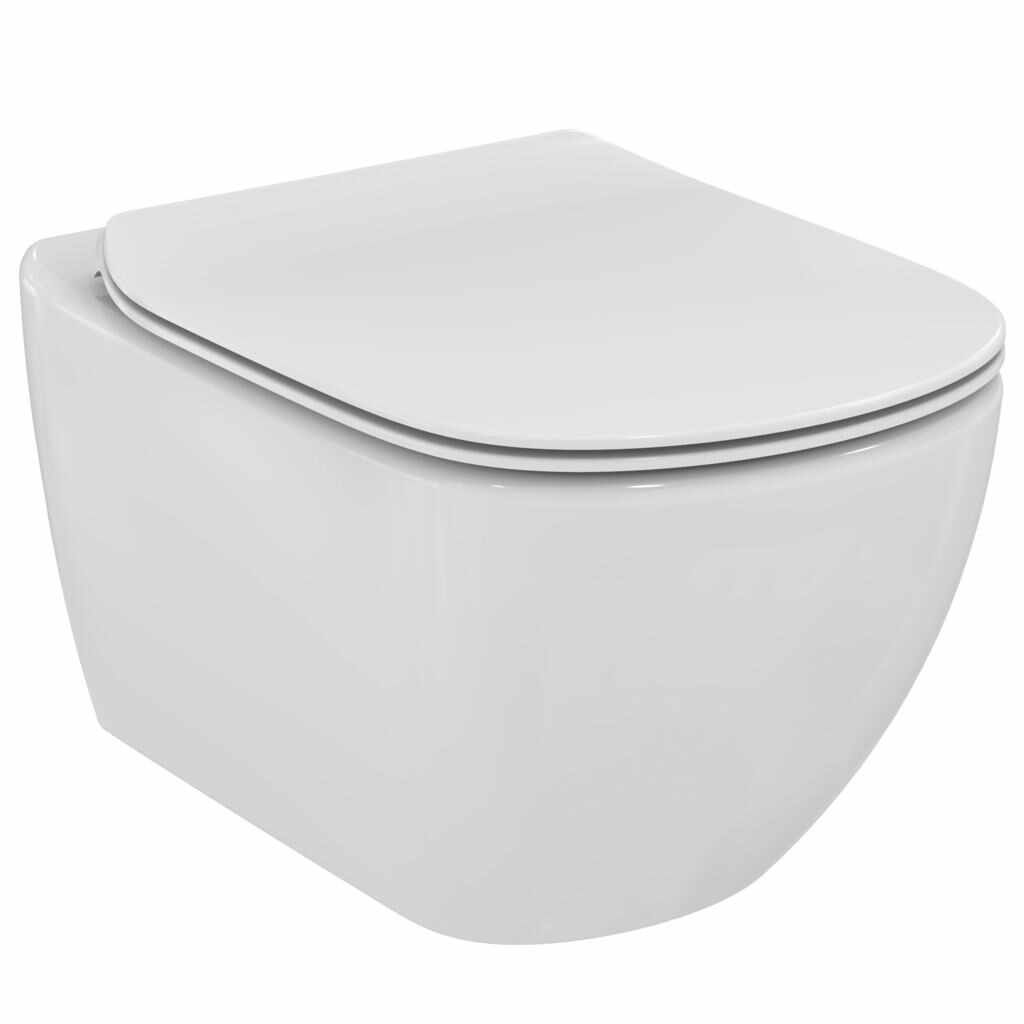 Vas WC suspendat Ideal Standard Tesi Aquablade cu capac WC Soft Close