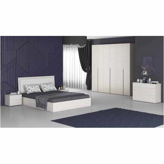 Dormitor Complet Furn 2 ( SOMIERA SI SALTEAUA GRATUITE ) PAT-160/190 CM