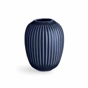 Vază din ceramică Kähler Design Hammershoi, înălțime 10 cm, albastru închis