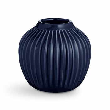 Vază din ceramică Kähler Design Hammershoi, înălțime 12,5 cm, albastru închis