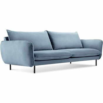 Canapea cu 3 locuri Cosmopolitan Design Vienna, albastru deschis
