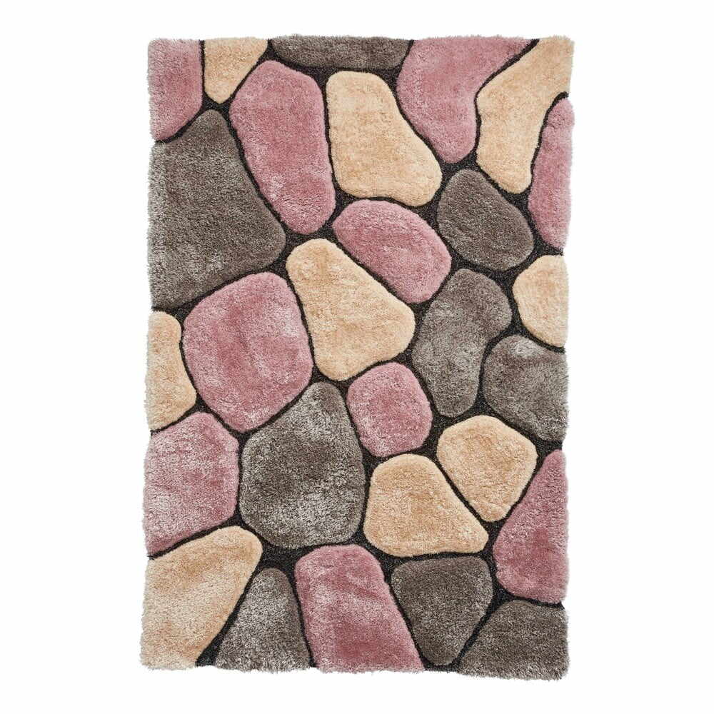 Covor Think Rugs Noble House Rock, 150 x 230 cm, roz-gri
