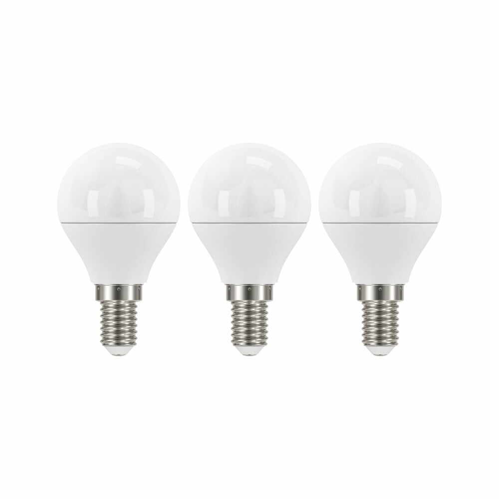 Set 3 becuri cu LED EMOS Classic Mini Globe Neutral White, 5W E14