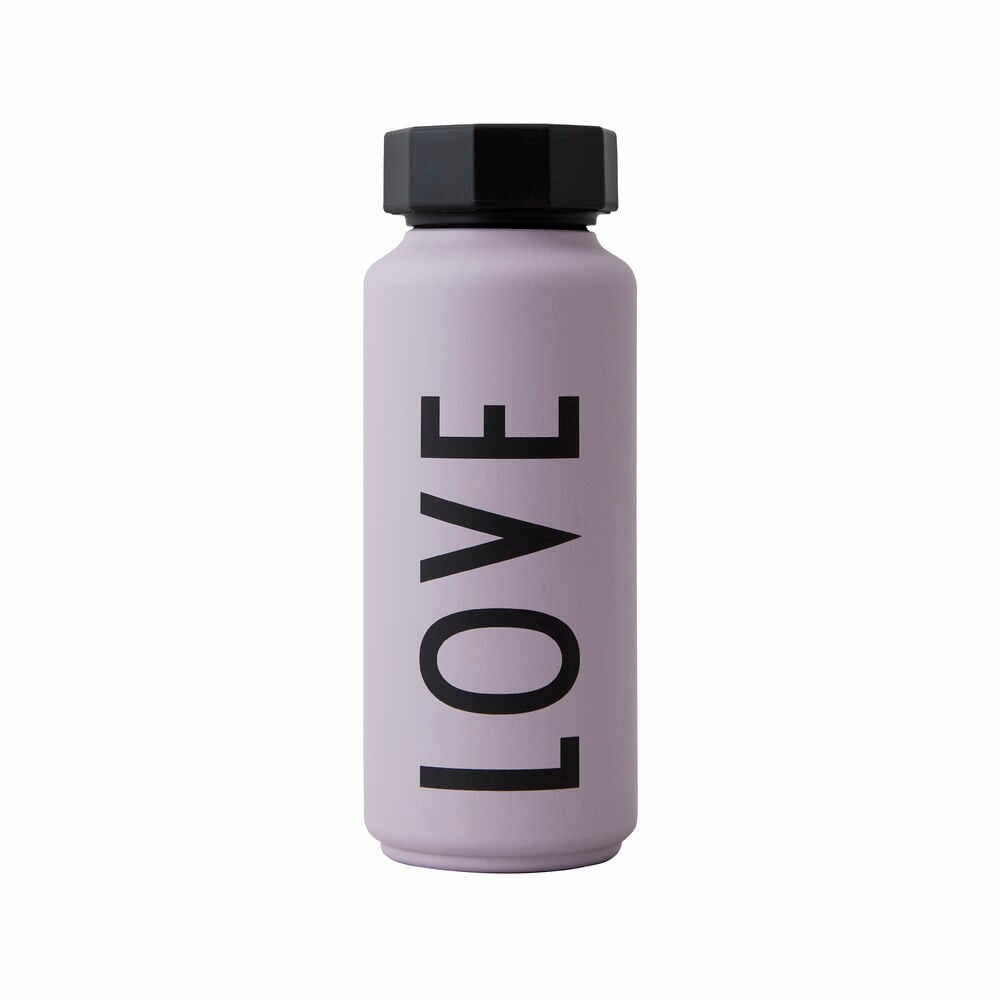 Sticlă termos Design Letters Love, 500 ml, violet
