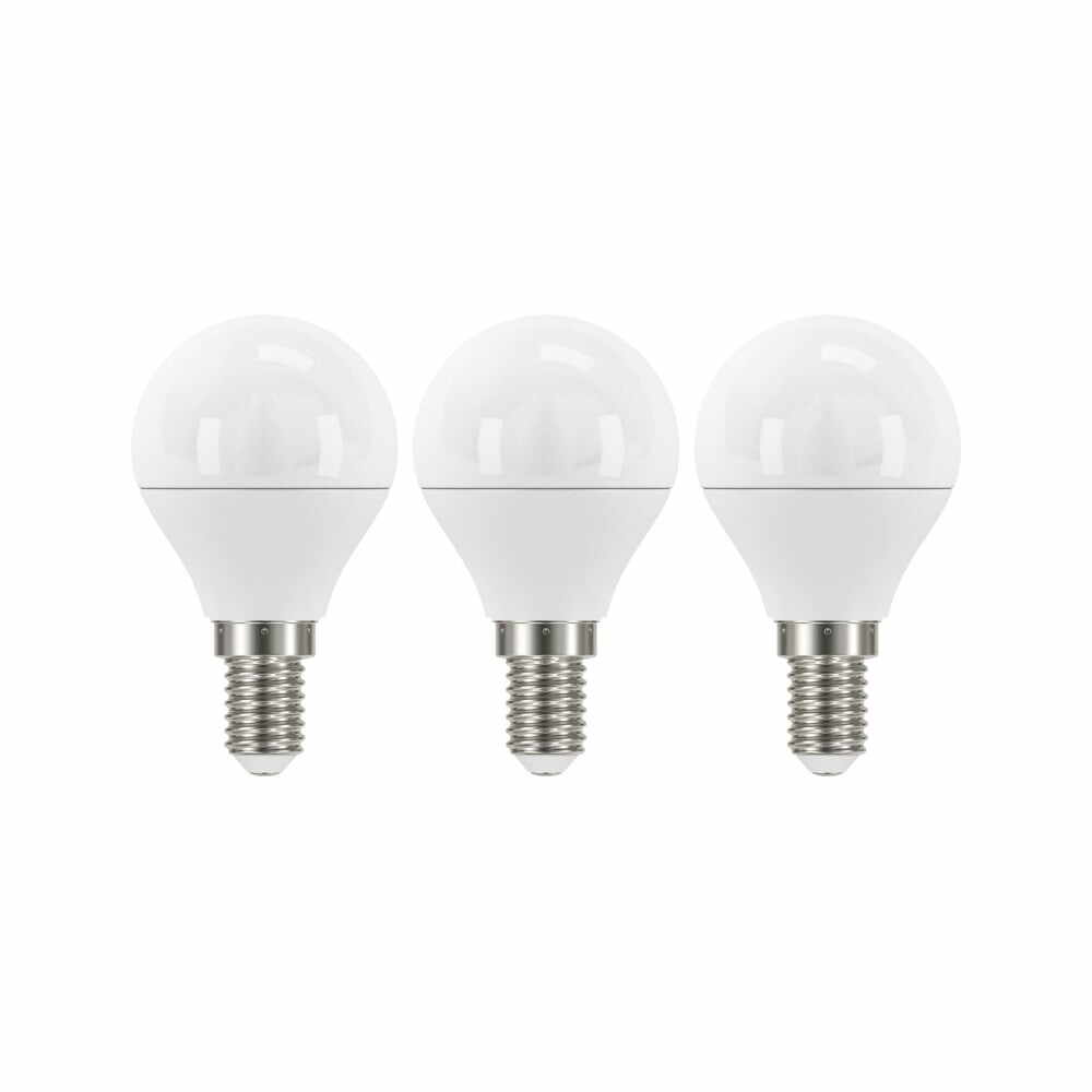 Set 3 becuri cu LED EMOS Classic Mini Globe Warm White, 5W E14
